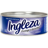 Cera Em Pasta Incolor Protege E Dá Brilho Lavanda 400g Ingleza