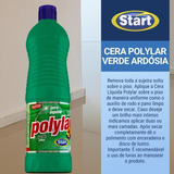 Cera Liquida 750ml Polylar Verde Ardórsia Start Limpeza Piso