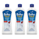 Cera Liquida Limpadora Para Pisos Casa Brilho 750ml 3 Un 