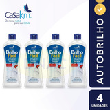 Cera Liquida Limpadora Para Pisos Casa Brilho 750ml 4 Un 