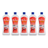 Cera Liquida Limpadora Para Pisos Casa Brilho 750ml 5 Un 