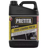 Cera Liquida Preta Pretita Tingir Piso Borracha 5l Start