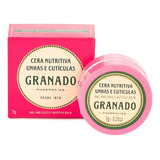 Cera Nutritiva Unhas E Cutículas Pink Granado 7g Linha Pink