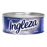 Cera Pasta Inglesa Lata 400g Com Carnaúba Mármores Pisos