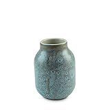 Ceraflame Vaso De Cerâmica Colmeia 15cm Azul Reagente Decorativo