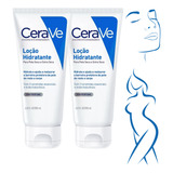 Cerave Loção Hidratante Pele Extra Seca Corpo Rosto 200 Ml