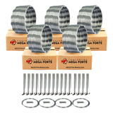 Cerca Concertina 45cm Para 50 Metros Kit Completo Cod 55