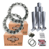 Cerca Concertina Com 20 Metros Kit De Instalação
