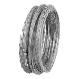 Cerca Concertina Perimetral Dupla Inox 8m 45cm 30mm Aisi304