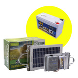 Cerca Elétrica Rural Eletrificador Solar 35km Zs20bi C bat