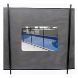 Cerca Piscina Removível Haste Preta Procerp