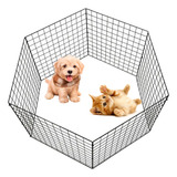Cercadinho Móvel Pet 6 Telas Aramada Cachorro Gato 60x120