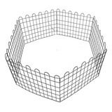 Cercadinho Para Cachorro Pequeno Porte Tela Aramada 50x100 Cor Preto