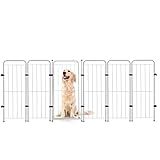 Cercado Cachorro Caes Grande Portao 5 Modulos 236x98cm Cor Branco