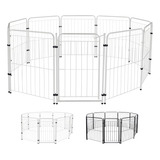 Cercado Cachorro Cães Pet Cercadinho 9 Módulos 82 Cm Altura