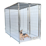 Cercado Canil Cães Cachorro Grade Com Cobertura Chocmaster