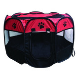 Cercado Casinha Pets Seguro 73 X 73 X 43cm Dobravel
