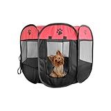 Cercado Dobrável Para Pets Cães Gatos Ideal Para Viagens