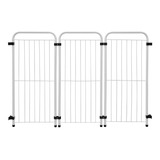 Cercado Dobrável Pet Max Portátil Cachorro Cães 75 Cm Branco