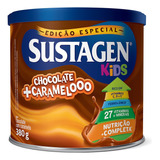 Cereais Sustagen Kids Chocolate Com Caramelo Em Lata Sem Glúten 380 G