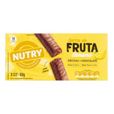 Cereal Em Barra Banana Com Chocolate Nutry 60g Com 3 Und