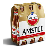 Cerveja Amstel Lager Puro Malte Ln 355ml Pack 6 Unidades
