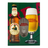 Cerveja Birra Moretti 330ml Kit Com 4 Unidades Taça