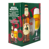 Cerveja Birra Moretti 4 Long Neck 330ml 1 Copo Kit