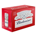 Cerveja Budweiser American Lager Lata 350ml Pack 12 Unidades