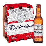 Cerveja Budweiser Garrafa 330ml Pack Com 6 Unidades