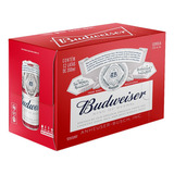 Cerveja Budweiser Lata 350ml Com 12 Unidades