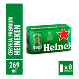 Cerveja Heineken Caixa C 8 Lata