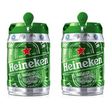 Cerveja Heineken Kit 02 Barris 5 L 10 Litros Chopp Lager
