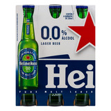 Cerveja Heineken Premium Cero Lager Sem Álcool 330ml 6 U