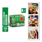 Cerveja Heineken Puro Malte 350ml Cx 12un Sabor Diferenciado