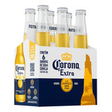 Cerveja Mexicana Corona Garrafa 330ml Com 6 Unidades