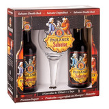 Cerveja Paulaner Kit Salvator 2 Garrafas 330ml 1 Taca