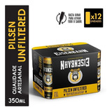 Cerveja Pilsen Unfiltered Puro Malte Pack 12 350ml Eisenbahn