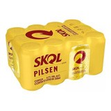 Cerveja Skol Pilsen Lata 350ml 12 Unidades Leve Atacad