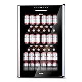 Cervejeira Eos Bierhaus 115 Litros Frost Free Com Compressor Porta De Vidro E Acabamento Em Inox Ece131 110v