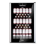 Cervejeira Eos Bierhaus 115 Litros Frost Free Com Compressor Porta De Vidro E Acabamento Em Inox Ece131 220v
