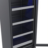 Cervejeira Expositor Venax 330l Blue Light Porta Vidro 110v