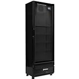 Cervejeira Imbera 400 Litros Porta De Vidro Full Black Ccv290 220v