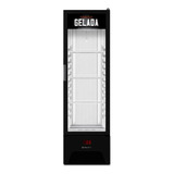 Cervejeira Porta De Vidro 324l Metalfrio Vn28rp Preta 127v
