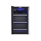 Cervejeira Venax Blue Light 100 Litros Porta Invertida Preto Fosco 110V 19919