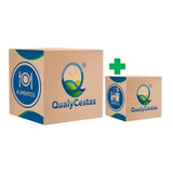 Cesta 71 Itens Familia Premium alimento Limpeza Duas Cxs