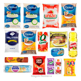 Cesta Básica Completa Alimentos 18 Itens Marcas Premium