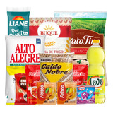 Cesta Básica Completa Produtos De Qualidade 14 Itens