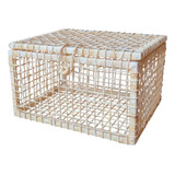Cesta Caixa Baú De Palha Lembrancinhas N 4 40x32x25