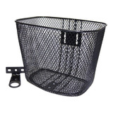 Cesta Cestinha Bicicleta Aramada Preta Aro 24 Infantil C Sup
